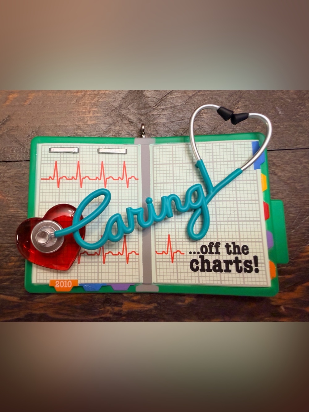 2010 Hallmark Keepsake Ornament Caring Off The Charts Medical Nurse Gift BOX